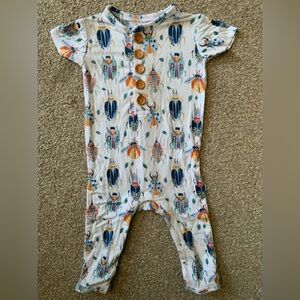 Posh Peanut Insect Beetle Baby Romper